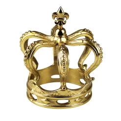 Krone, Gold, Aluminium, 20,5 X 18 X 18 Cm