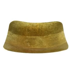 Schale, Aluminium, In Gold, L: 40,5 Cm