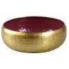 Schale, Gold/bordeaux, H 11 X Ø 35 Cm 2 Schale, Gold/bordeaux, H 11 X Ø 35 Cm -Fashion Garden Store 0810206457 Schale bordeaux Aluminium 2 82049