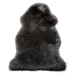 Schaffell, Schwarz, 90 X 50 Cm