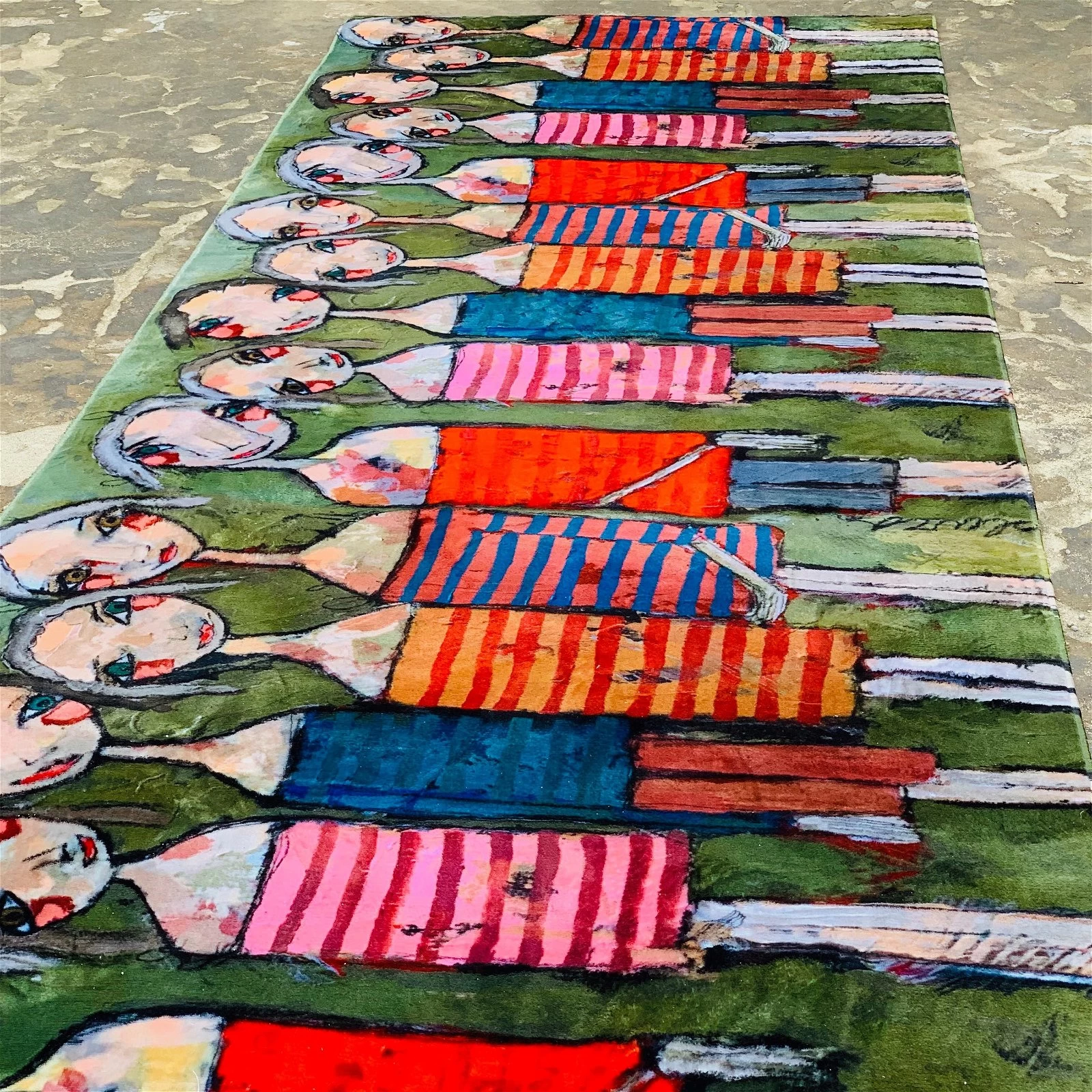 Tischläufer, Bunt, Baumwolle, 40 X 240 Cm 3 Tischläufer, Bunt, Baumwolle, 40 X 240 Cm