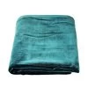 Decke, Petrol, Baumwolle, 170 X 130 Cm -Fashion Garden Store 0830301805 decke petrol l170 b130 samt 100 cotton velvet 81912