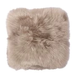 Schaffell-Kissenhülle Platingrau Aus 100% Naturfell, 40x40cm -Fashion Garden Store 0830403351 Lammfell Kissenhuelle ca40x40cm platingrau 69399