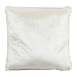 2er-Set Samt-Kissen, In Creme, 45 X 45 Cm