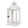 Laterne Für Innen Aus Holz, Ca. 17,5x17,5x37,5 Cm -Fashion Garden Store 0850100337 Laterne Holz 17 5x17 5xH37 5cm weiss 51879
