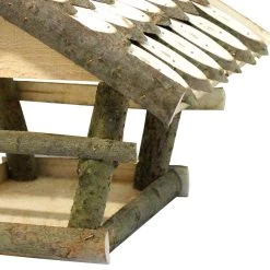 Vogelhaus Mit Erlendach, 38 X 32 X 26 – 29 Cm Zum Aufhängen -Fashion Garden Store 0910101119 Vogelhaus mit Erlendach Birkenholz zoom 117778