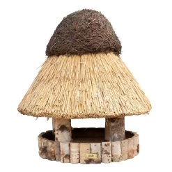 Kölle Vogelhaus „Föhr“ Klein Mit Reetdach, Birke Natur, 68 Cm Hoch