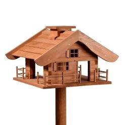 Vogelfutterhaus Almhütte Mit Liebevollen Details, Inkl. Ständer, FSC®, Ca. 56 X 46 X 35,5 Cm 15 Vogelfutterhaus Almhütte Mit Liebevollen Details, Inkl. Ständer, FSC®, Ca. 56 X 46 X 35,5 Cm -Fashion Garden Store 0910101340 Vogelfutterhaus Almhuette inkl Staender FSC ca56x46x35 5cm 1 55393