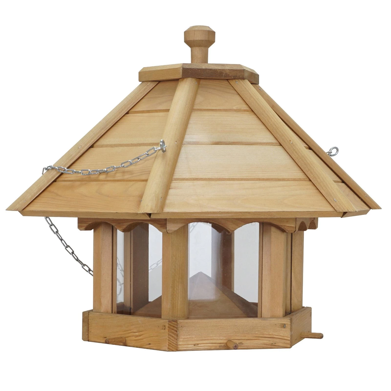 Kölle Vogelhaus, Mit Futtersilo, Kiefernholz, Eichenoptik, 53,5 X 53,5 X Höhe 42 Cm 3 Kölle Vogelhaus, Mit Futtersilo, Kiefernholz, Eichenoptik, 53,5 X 53,5 X Höhe 42 Cm