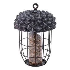 Eichel-Schutzfuttersilo, Braun, Ca. 20 X 20 X 29 Cm