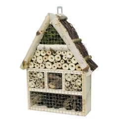 Insektenhotel Klein Mit Weidendach