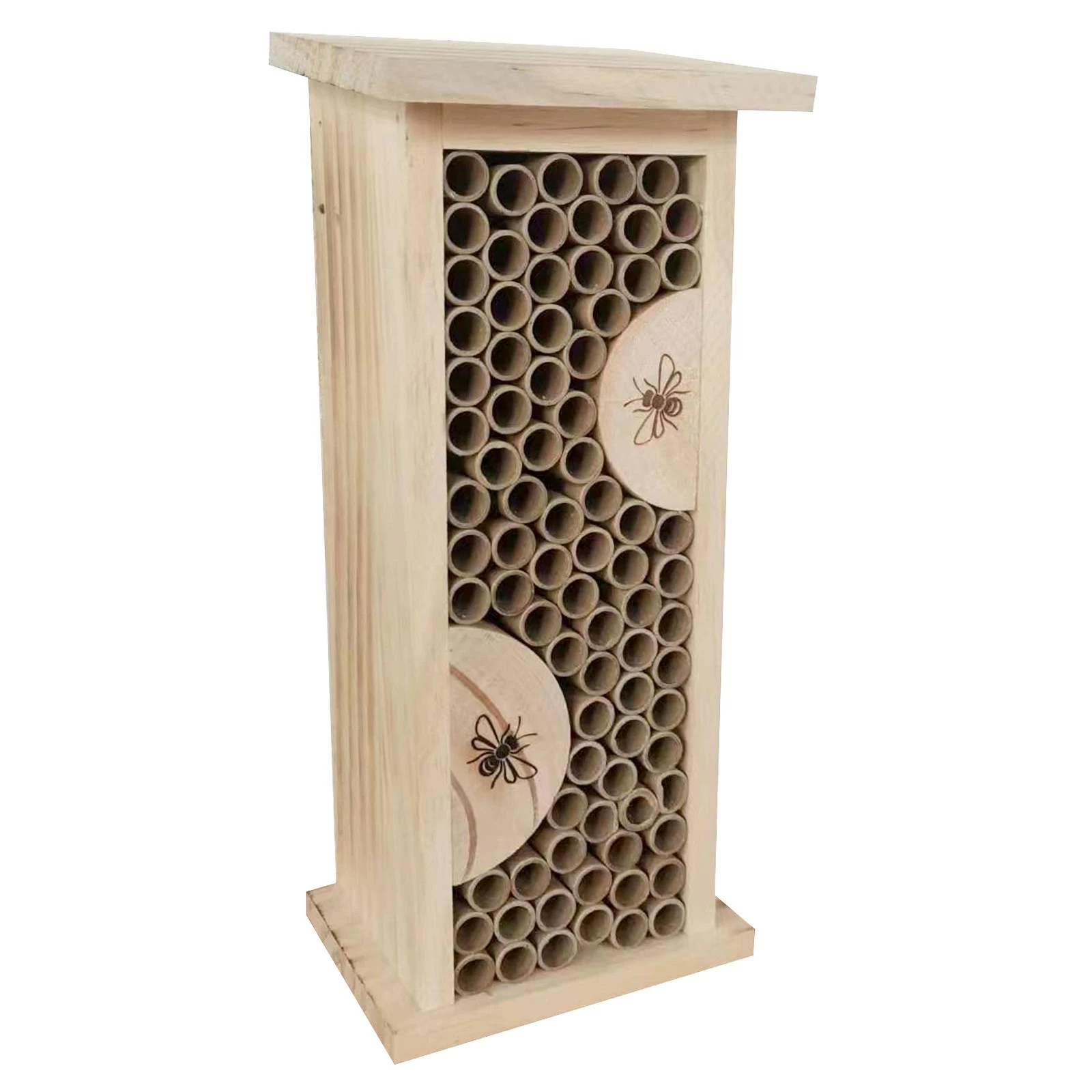 Insektenhotel, Natur, Nadelholz, 11 X 8,2 X 25,7 Cm 4 Insektenhotel, Natur, Nadelholz, 11 X 8,2 X 25,7 Cm – Bild 2