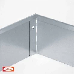 Rasenkante, Silber, Stahl, 118 X 19,5 Cm -Fashion Garden Store 0910301041 Rasenkante Metall verzinkt 4 109344