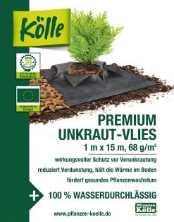 Kölle Premium Unkrautvlies -Fashion Garden Store 0910301205 Koelle Premium Unkrautvlies 1x15m schwarz 4 24753