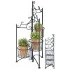 Pflanzenständer Für 3 Töpfe, Aus Eisen, Faltbar 1 Pflanzenständer Für 3 Töpfe, Aus Eisen, Faltbar -Fashion Garden Store 0910602288 Pflanzstaender fuer 3 Toepfe faltbar 47429