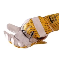 Kölle Arbeitshandschuhe "Bruno" Gr. 10, Hellgrau/gelb -Fashion Garden Store 0910703042 Koelle Arbeitshandschuh Bruno Gr10 hellgraugelb 3 16843