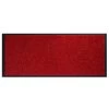 Kölle Fußmatte Uni Rot, Waschbar -Fashion Garden Store 0910750569 Koelle Uni Matte rot 60x180cm waschbar m Haenger 34101