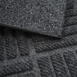 Fussmatte 'Parquet', Dunkelgrau 8 Fussmatte 'Parquet', Dunkelgrau -Fashion Garden Store 0910750895 Fussmatte Parquet Dark Grey 1 102228