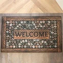 Fussmatte 'Printed Lima Framed Pebbles', Braun, 45 X 75 Cm 8 Fussmatte 'Printed Lima Framed Pebbles', Braun, 45 X 75 Cm -Fashion Garden Store 0910750898 Fussmatte Printed Lima Framed Pebbles 3 102238