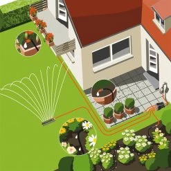 Wasserverteiler, Gardena, Bis 6 Anschlussgeräte, Für Bewässerungscomputer -Fashion Garden Store 0930101138 Wasserverteiler automatic 9 61554