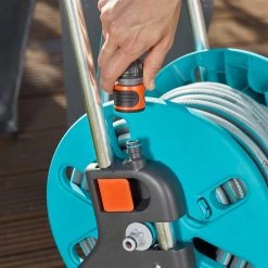 Schlauchwagen AquaRoll S, Gardena, Schlauchlängen Bis 15 M -Fashion Garden Store 0930200441 Schlauchwagen Aqua Roll S Set kpl mit 20m Schlauch und Systemteilen 6 61595