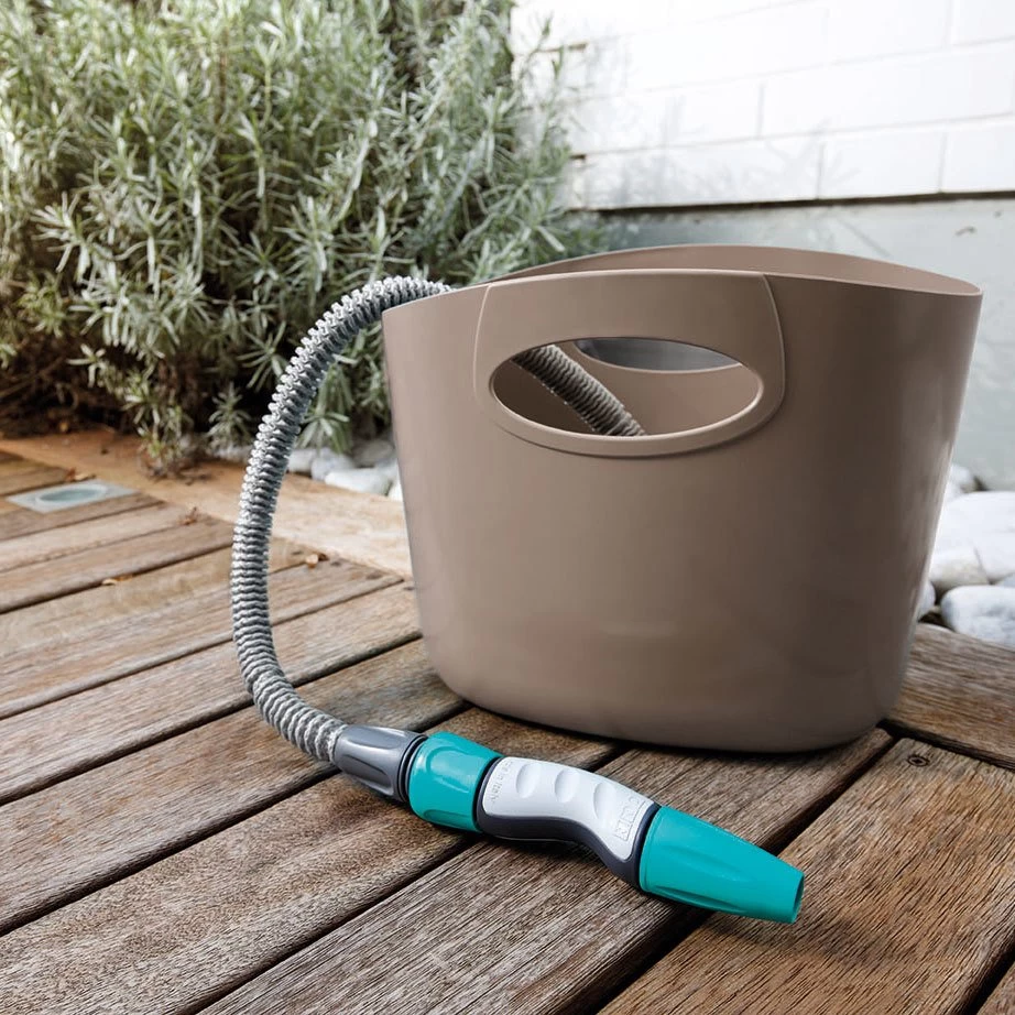 Aquapop Mit Selbstaufdehnbarem Schlauch, 5-15m, Braun, Kunststoff / Polyester 9 Aquapop Mit Selbstaufdehnbarem Schlauch, 5-15m, Braun, Kunststoff / Polyester – Bild 7