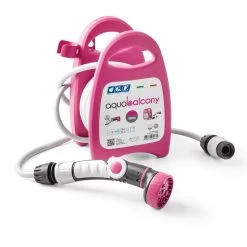 Aqua Balcony Schlauchtrommel Mit 10 M Schlauch, Fuchsia