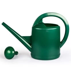 Stöckli Gießkanne, Grün, Mit Brausekopf, Ergonomisch, Kunststoff -Fashion Garden Store 0930401299 Gartengiesskanne 10l mit Brause gruen2 74276