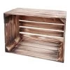 Holzkiste, 50 X 40 X 30 Cm -Fashion Garden Store 0940700244 Holzkiste Standard neu geflammt 50x40x30cm 70720