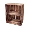 Holzkiste Mit Regal, Hoch, 40 X 50 X 30 Cm 2 Holzkiste Mit Regal, Hoch, 40 X 50 X 30 Cm -Fashion Garden Store 0940700246 Holzregal Standard Hoch neu geflammt 40x50x30cm 70718
