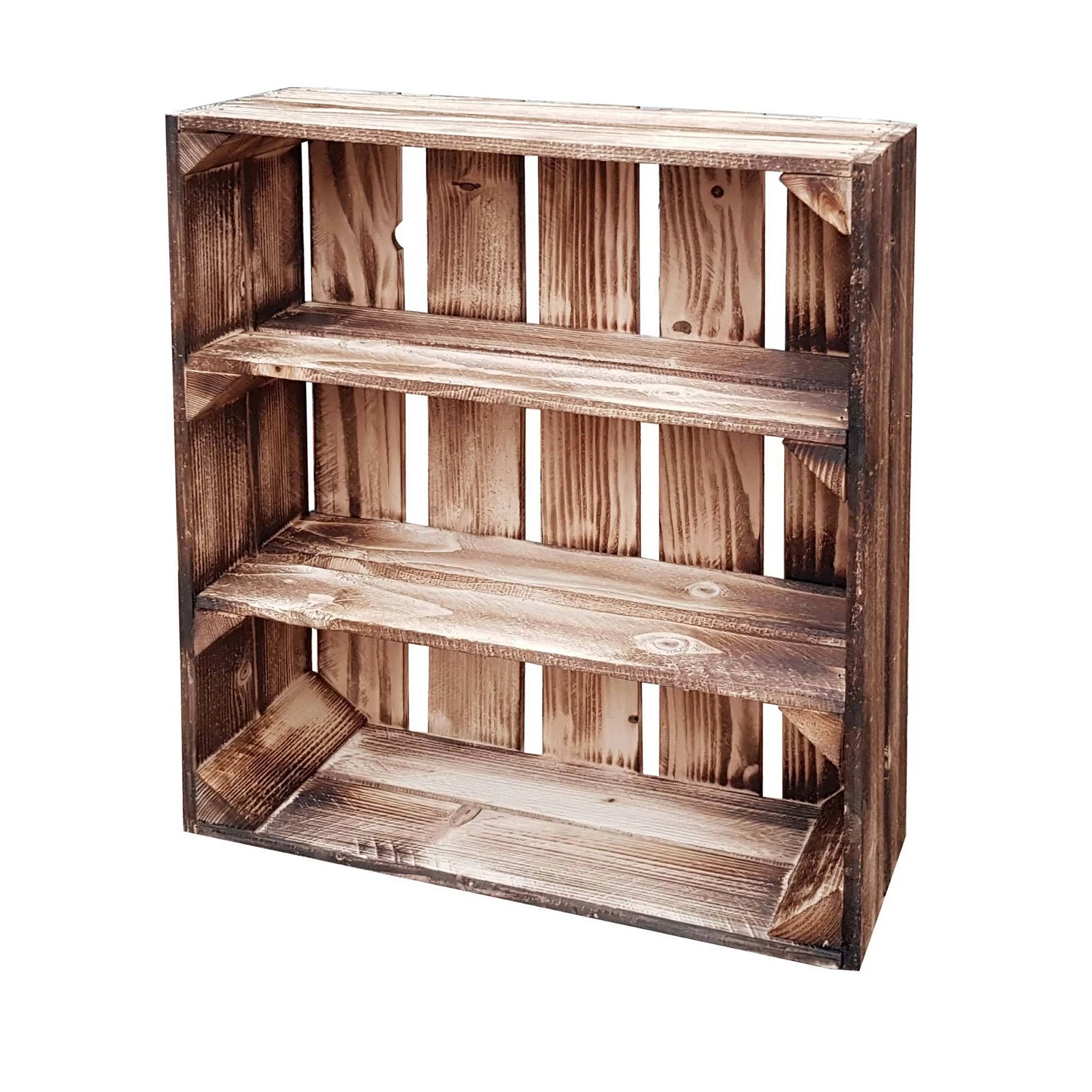 Holzkiste Mit Regal, Hoch, 40 X 50 X 16 Cm 3 Holzkiste Mit Regal, Hoch, 40 X 50 X 16 Cm