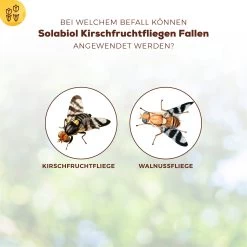 Solabiol Kirschfruchtfliegenfalle, 5er-Pack -Fashion Garden Store 0950200760 Solabiol Kirschfruchtfliegenfalle 5Stueck 1 107242