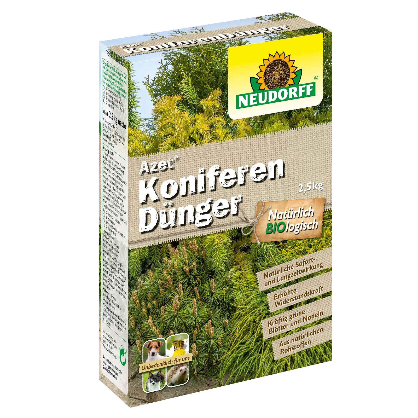 Neudorff Azet® Koniferen-Dünger, 2,5 Kg 3 Neudorff Azet® Koniferen-Dünger, 2,5 Kg