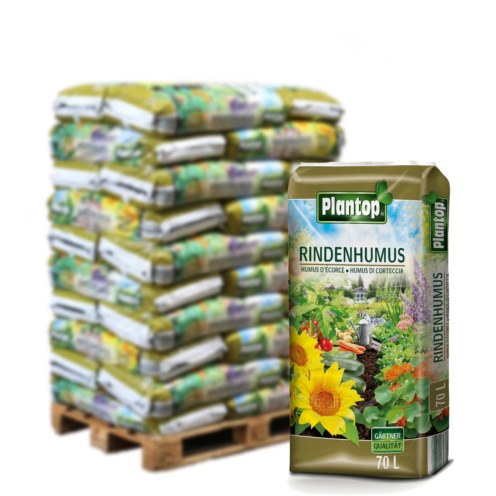 Plantop Rindenhumus, 2100l, 30 Sack á 70l 3 Plantop Rindenhumus, 2100l, 30 Sack á 70l
