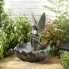 Solar-Springbrunnen „Elfe“ In Bronze Aus Polyresin, Maße 43 X 34 X 34 Cm -Fashion Garden Store 0970700185 Springbrunnen Elfe 43x34x34cm 1 61438