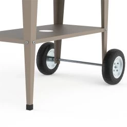 Hochbeet-Trolley Mit Rädern, Taupe, Metall, 75 X 35 X 80 Cm, 47 L -Fashion Garden Store 0980250143 Urban Garden Trolly auf Raedern taupe 3 84525