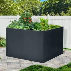 Hochbeet Mit Doppelwand, Anthrazit -Fashion Garden Store 0980250151 Hochbeet mit Doppelwand 3 94166