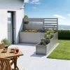 Terrassenabgrenzung 'Da Vinci' Mit Sichtschutz, Quarzgrau-metallic 2 Terrassenabgrenzung 'Da Vinci' Mit Sichtschutz, Quarzgrau-metallic -Fashion Garden Store 0980250189 DaVinci Terrassenabgr mit Sichtschutz quarzgrau metallic 2 104513