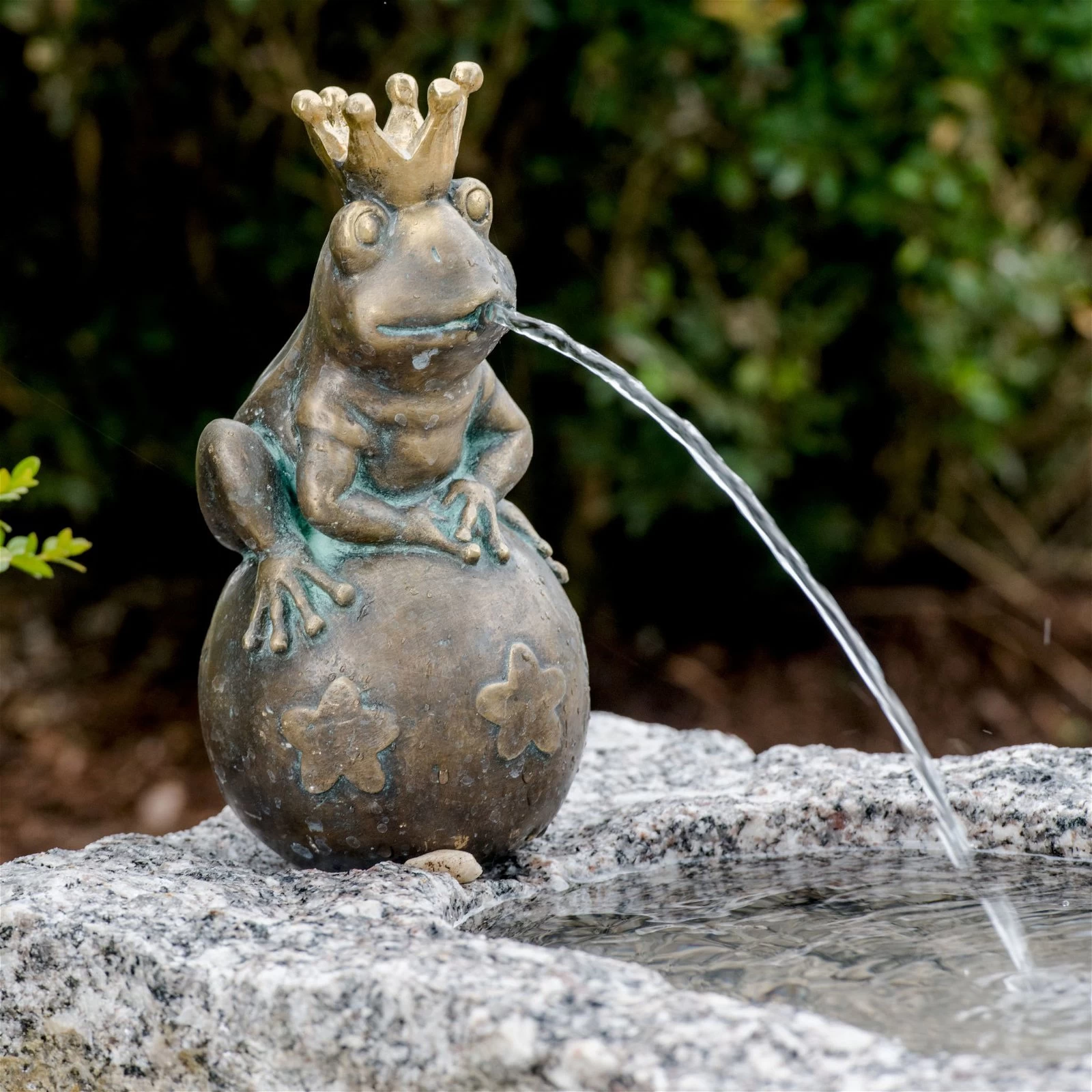 Froschkönig Leopold, Braun, Bronze, H 20 X 10 X 11 Cm 3 Froschkönig Leopold, Braun, Bronze, H 20 X 10 X 11 Cm