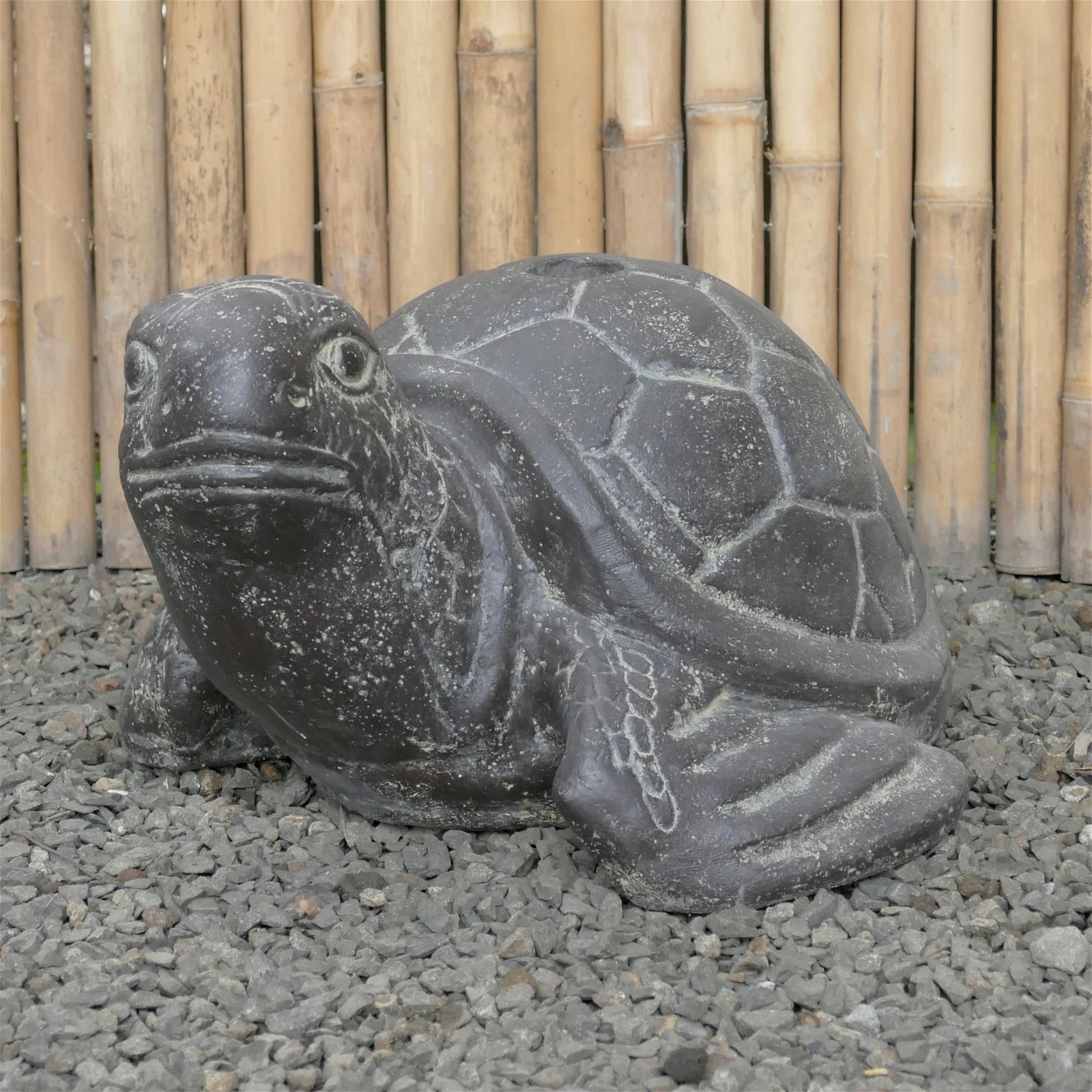 Gartenfigur 'Antik Schildkröte', Kunststein, 48 X 52 X 30 Cm 5 Gartenfigur 'Antik Schildkröte', Kunststein, 48 X 52 X 30 Cm – Bild 3