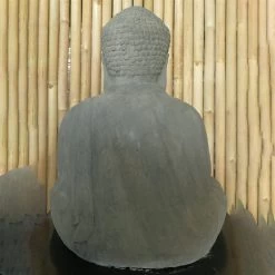 Buddha-Statue, Trockensteinguss, 53 X 40 X 65 Cm -Fashion Garden Store 0980306821 buddha aus trockensteinguss 4 123371