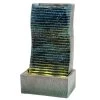 LED-Brunnen, Wellen, Schwarz, Polyresin, Ca. 50 X 21 X 28 Cm, 3,2 Kg -Fashion Garden Store 0980500182 LED Polybrunnen Wellen 113780
