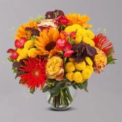 Blumenstrauß 'Sommerabend' Inkl. Gratis Grußkarte 8 Blumenstrauß 'Sommerabend' Inkl. Gratis Grußkarte -Fashion Garden Store 1110600041 Sommer Orange grau 103419