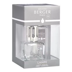 Maison Berger Paris Duftlampe + Raumduft 250 Ml, Geschenkset "ICE CUBE KLAR"