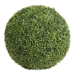 Buchskugel Aus Kunststoff, Kunstpflanze, Grün, Ø Ca. 45 Cm