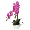 Kunstblume Orchidee Phalaenopsis In Weißer Keramikschale, Lila, Ca. 50 Cm 1 Kunstblume Orchidee Phalaenopsis In Weißer Keramikschale, Lila, Ca. 50 Cm -Fashion Garden Store 2220500117 Phalaenopsis lila 50cm in weisser Keramikschale 46452