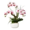 Kunstpflanze Phalaenopsis 'Real Touch', Lila, Topf-Ø 15 Cm, Höhe Ca. 46 Cm -Fashion Garden Store 2220500353 Phalaenopsis im Keramiktopf 46cm lila 97757