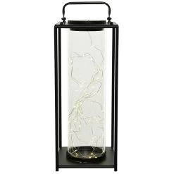 LED-Solarleuchte, Solarglasgefäß, Sockelleuchte