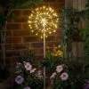 Gartenstäbe 'Starburst', Pustelbume, Warmweiß, Höhe Ca. 84 Cm -Fashion Garden Store 2950100647 Starburst warmweiss und Blinkfunktion 2 99180