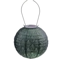 Solarlaterne 'Round 20', Grün, Ø 20 X 18 Cm